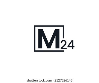 M24, 24M Initial letter logo