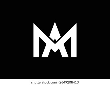 MA Abstract Letters Logo Monogram