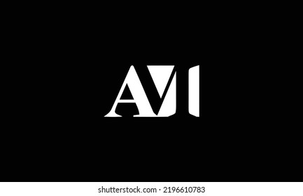  MA ,AM ,M ,A Abstract Letters Logo Monogram 
