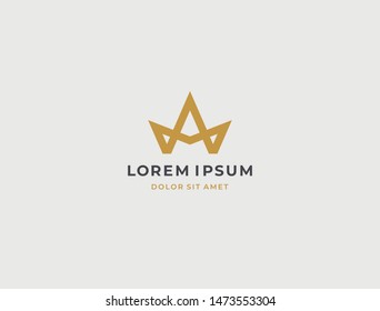 MA or AM. Monogram of Two letters A&M. Luxury, simple, minimal and elegant MA logo design. Vector illustration template.