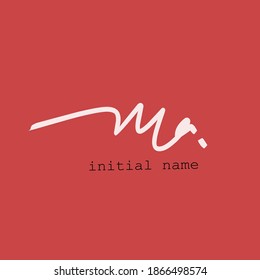 Ma handwritten logo for identity