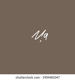 Ma handwritten logo for identity