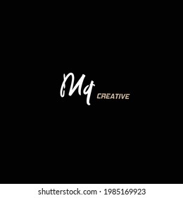 ma handwritten logo for identity