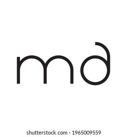 ma initial letter vector logo