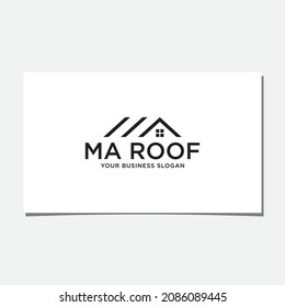 MA INITIAL ROOF LOGO DESIGN
