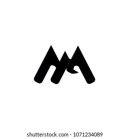 ma letter logo