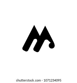 ma letter logo