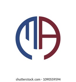 MA letter logo