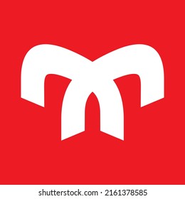 MA or AM letter logo