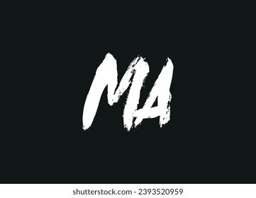 MA letter logo desigen and initial logo desigen