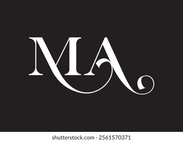 MA Letter logo design and company logo
