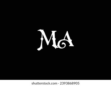MA Letter logo design and initial logo