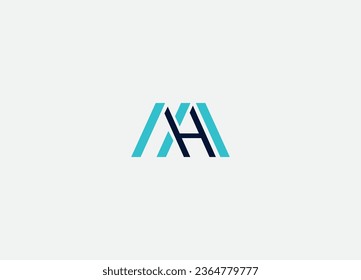 MA  letter logo design and monogram logo