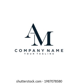 Ma Letter Logo Design Template Vector Stock Vector (Royalty Free ...