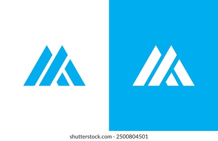 Logotipo de la letra de MA, AM premium y logotipo único del Vector