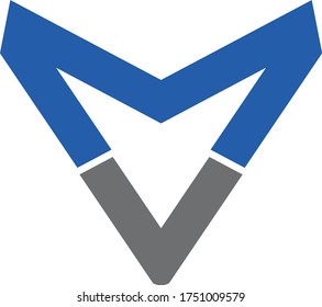 MA letter logo and vector design.