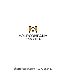MA AM letter logo vector lettermark 