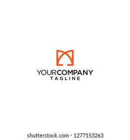 MA AM letter logo vector lettermark 