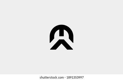 MA AM letter monogram Logo Design Vector Illustration