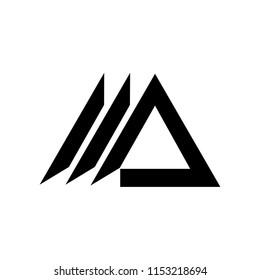 ma letter vector logo. am letter vector logo