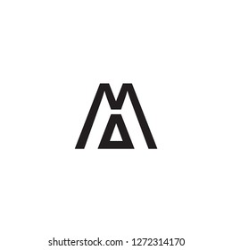 ma letter vector logo