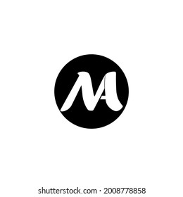 ma letter vector logo initial