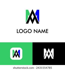 MA logo design for app, brand. etc