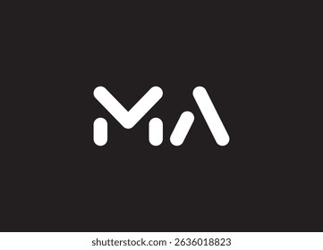 MA logo desing and monogram logo
