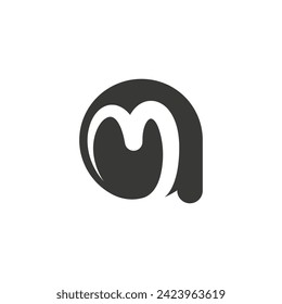MA or AM logo and icon design