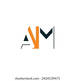 MA or AM logo and icon design