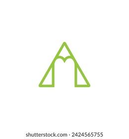 MA or AM logo and icon design