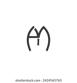 MA or AM logo and icon design
