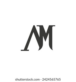 MA or AM logo and icon design