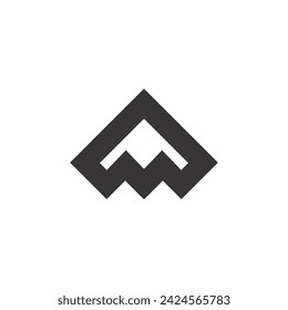MA or AM logo and icon design