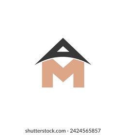 MA or AM logo and icon design
