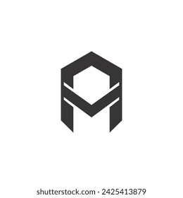 MA or AM logo and icon design