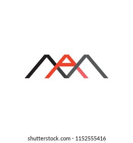 MA logo, AM logo letter design