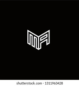 MA Logo Letter initial Designs Templete