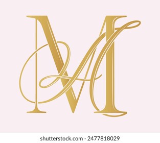 MA , AM , logo MA ,Letter MA  ,monogram MA,  Wedding Monogram Initials, Wedding Logo, Wedding Monogram, Logo Design, calligraphy,letters, alphabet