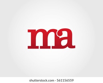 ma lowercase logotype