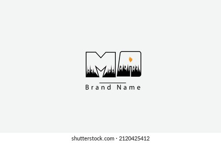 MA AM M A abstract vector logo monogram template