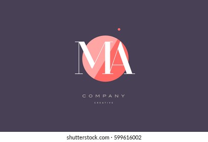 ma m a  retro vintage simple rhombus three 3 letter combination black white alphabet company logo line design vector icon template 
