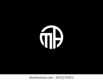 MA  modern logo design and initial logo