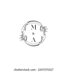 MA Hochzeitskonzept in hochwertigem professionellem Design, das in allen Printmedien gut gedruckt werden kann