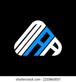 MAA letter logo creative design with vector graphic, MAA simple and modern logo.