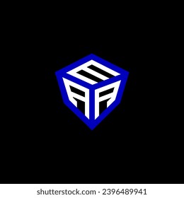 Diseño vectorial del logotipo de la carta MAA, logotipo sencillo y moderno de MAA. Diseño de alfabetos lujosos de MAA  