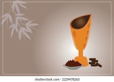 mabkhara bakhoor burner oud vector background 