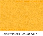 Mac and cheese pattern design