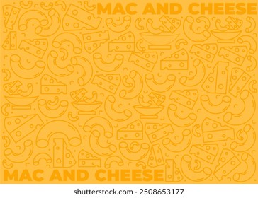 Mac e design de padrão de queijo