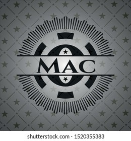 Mac dark emblem. Retro. Vector Illustration. Detailed.